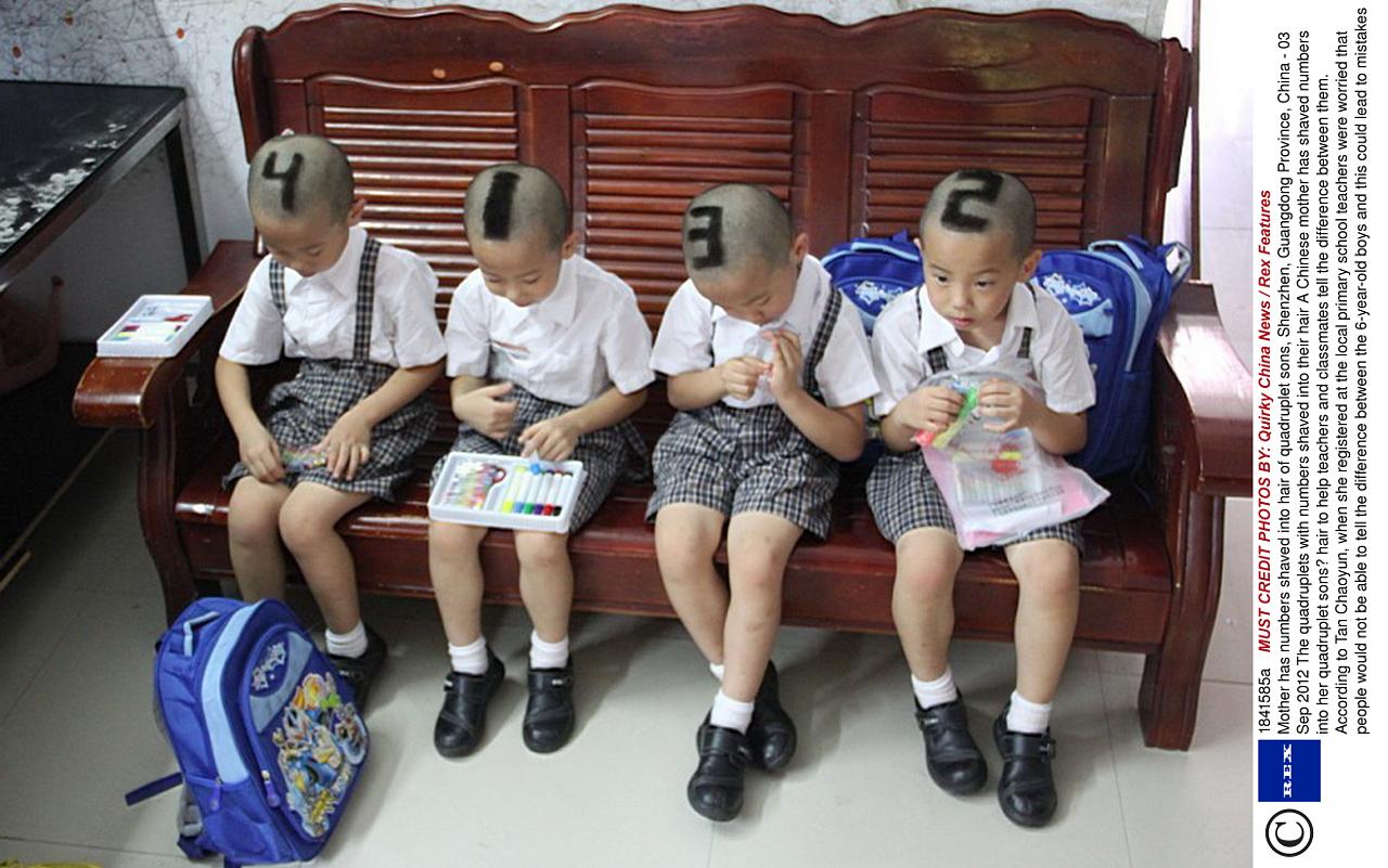 双胞胎/三胞胎/等等的父母是怎么在他们的孩子还是婴儿的时候，避免把他们搞混，不小心把他们当成另一个孩子养的？ : r/NoStupidQuestions