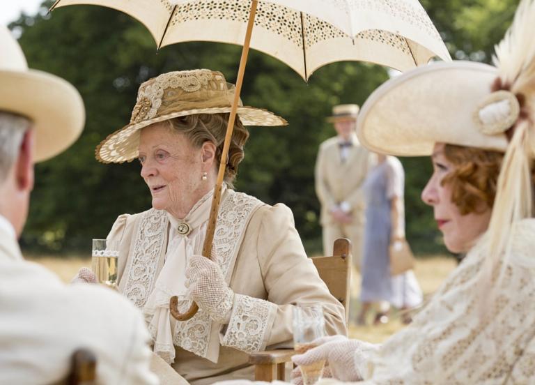 Maggie Smith as Dowager Countess, Violet in Downton Abbey Christmas Special
