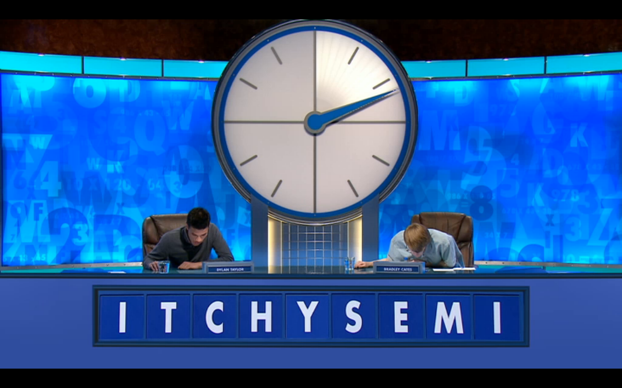 Countdown conundrum spells 'itchy semi' picture