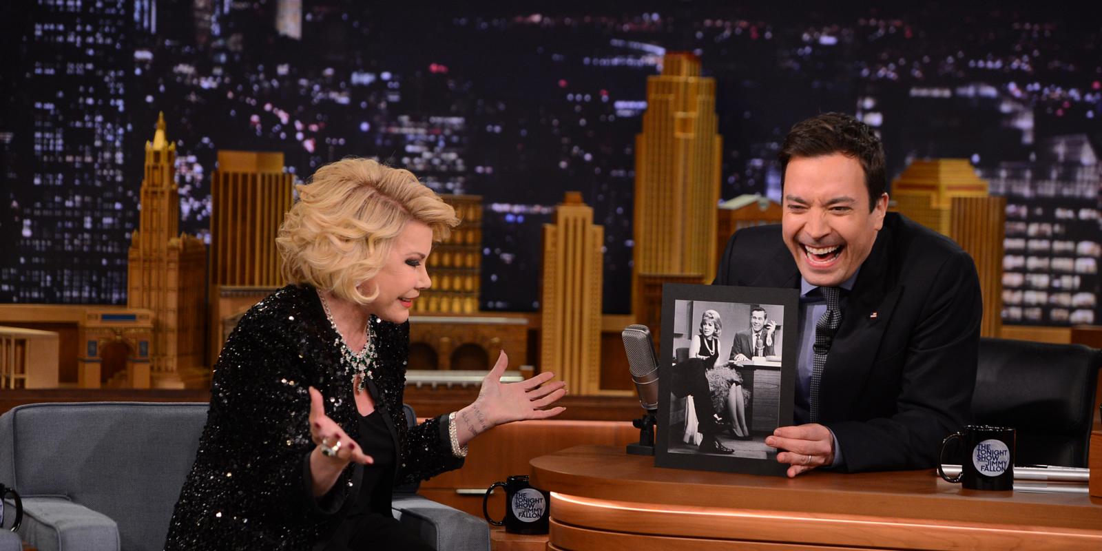 Joan Rivers makes Tonight Show return after 25 years