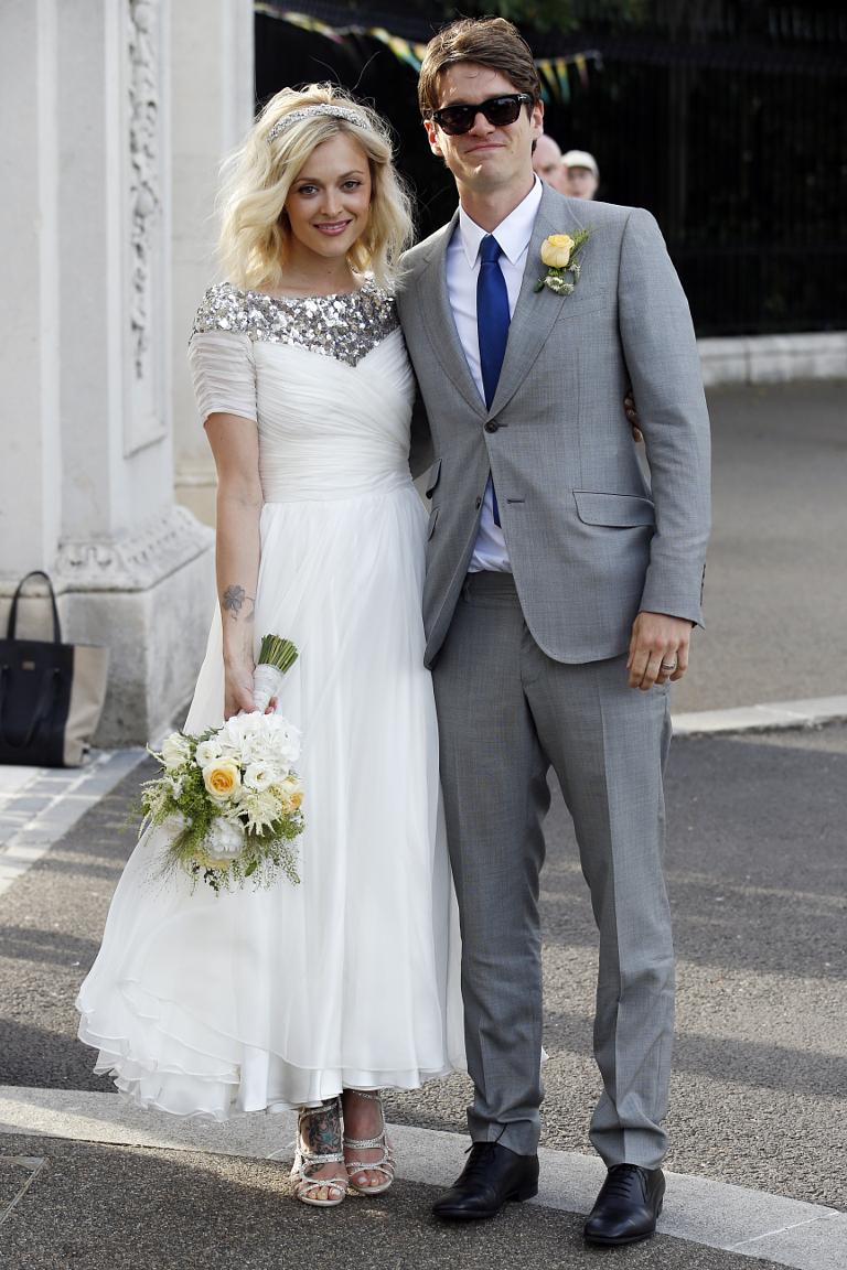 Holly Willoughby Fearne Cotton Was The Most Beautiful Bride Fearne Cotton And Jesse Wood Seen Arriving At Their Wedding Reception