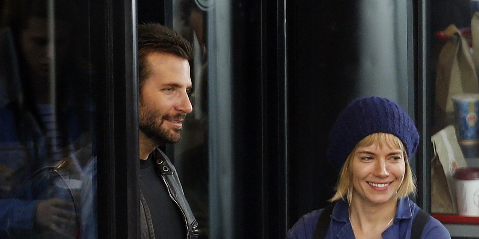 Bradley Cooper, Sienna Miller film at Burger King, 'flip burgers'