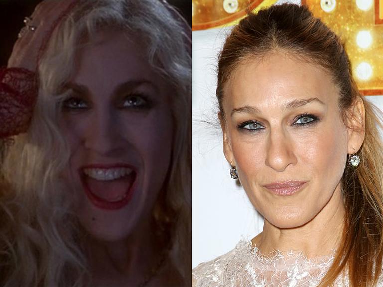 the cast of hocus pocus then now sarah jessica parker