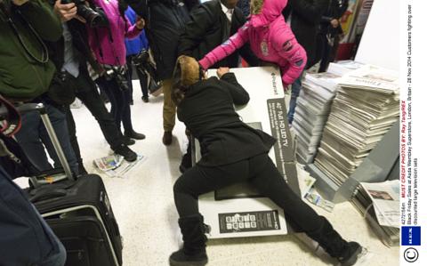 Black Friday Sales at Asda Wembley Superstore, London, Britain - 28 Nov 2014Customers buying large television sets
28 Nov 2014