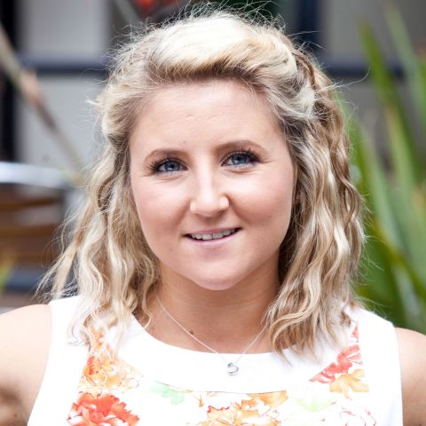 Jazmine Franks as Esther Bloom in Hollyoaks