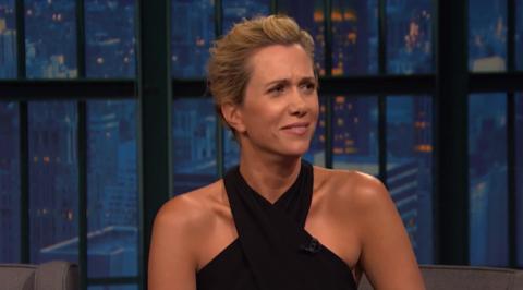 Kristen Wiig on Late Night with Seth Meyers