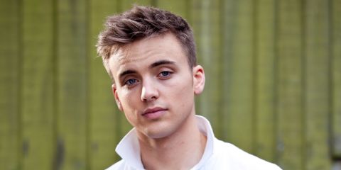 Parry Glasspool as Harry Thompson in Hollyoaks