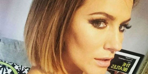 Caroline Flack accidental topless selfie