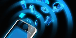 Wireless internet on a mobile phone