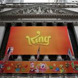 A banner for the mobile gaming company King