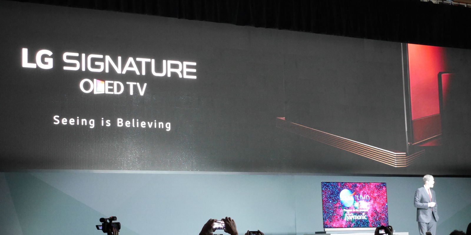 LG's new 80inch 4K OLED TV is just 2.57mm thick and packs HDR skills