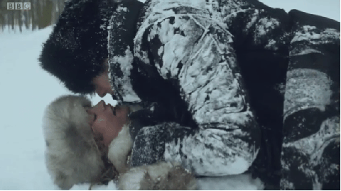 James Norton and Lily James on War & Peace