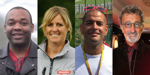 Top Gear: Rory Reid,    Sabine Schmitz, Chris Harris and Eddie Jordan