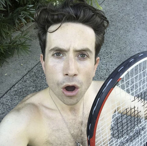 Nick Grimshaw selfie
