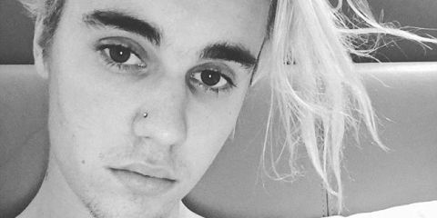 Justin Bieber deleted selfie