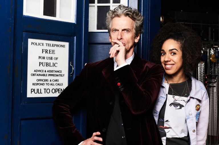 Pearl Mackie and Peter Capaldi in Doctor Who