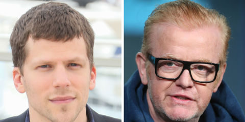 Jesse Eisenberg and Chris Evans