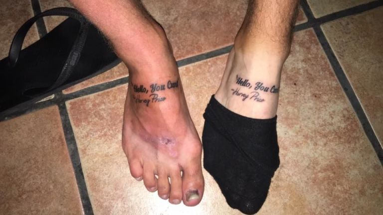 brothers get matching harvey price tattoos after being inspired by brothers get matching harvey price tattoos after being inspired by