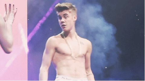 Justin Bieber shocked gif