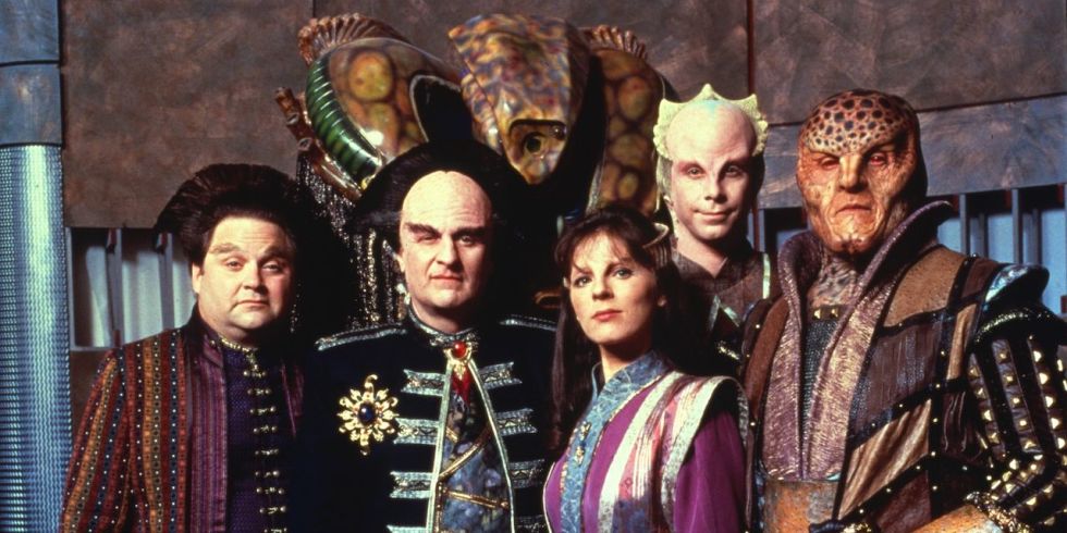 The cast of Babylon 5