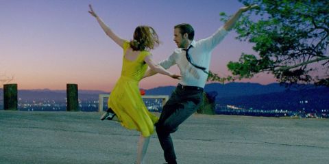 Ryan Gosling and Emma Stone in La La Land