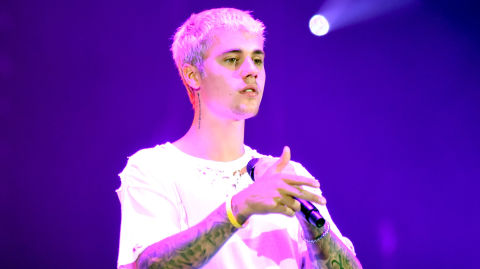 ATLANTIC CITY, NJ - JULY 15: Justin Bieber performs at Boardwalk Hall Arena on July 15, 2016 in Atlantic City, New Jersey.