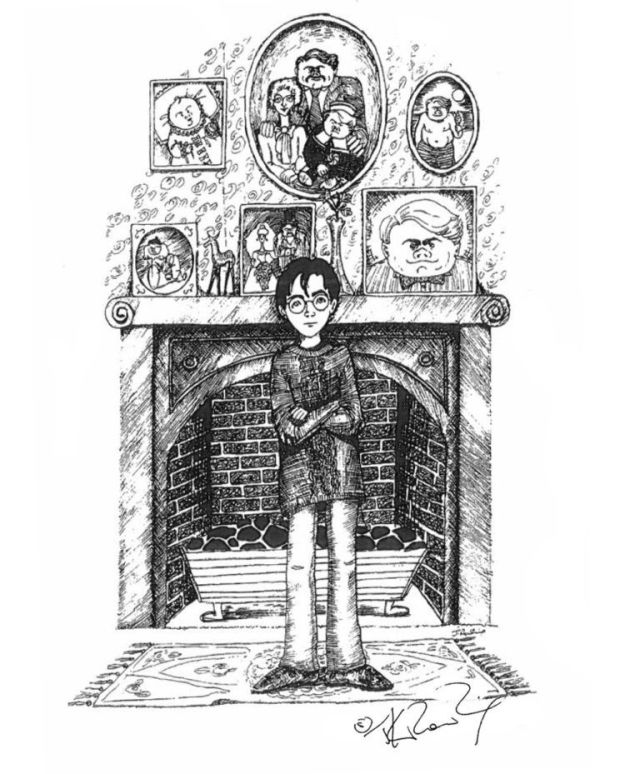 JK Rowling original sketches reveal how Harry Potter characters were