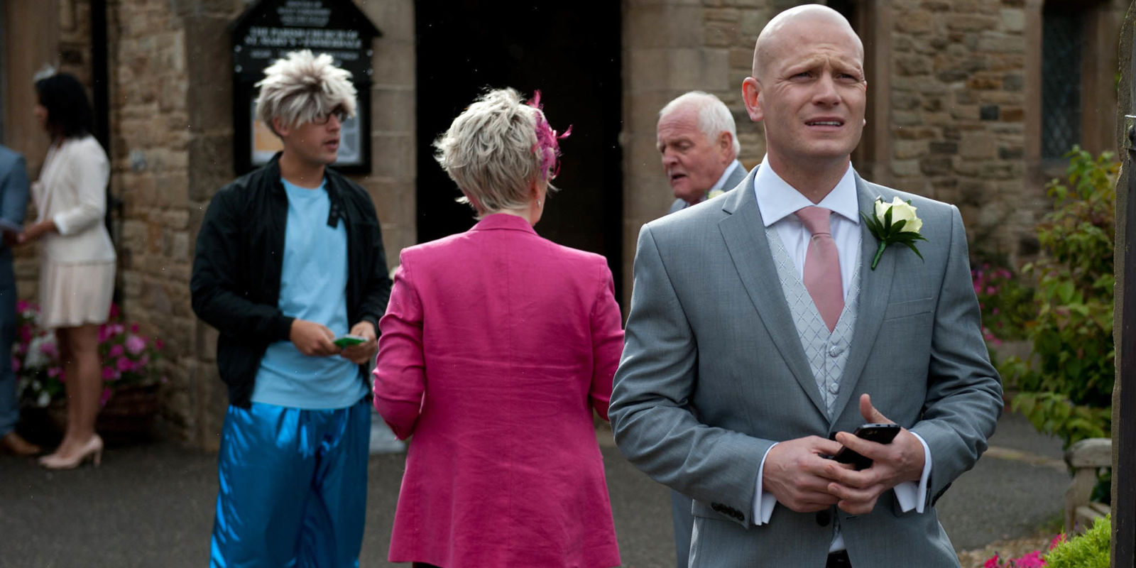 Emmerdale spoilers David Metcalfe and Tracy Shankley face a wedding