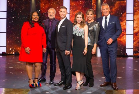 Let It Shine: Amber Riley, Graham Norton, Gary Barlow, Dannii Minogue, Mel Giedroyc, Martin Kemp