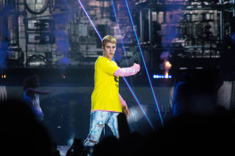 Justin Bieber, London O2 concert, October 2016