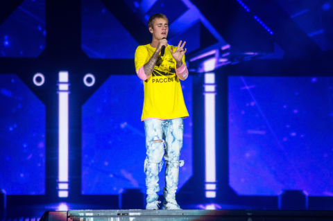 Justin Bieber, London O2 concert, October 2016