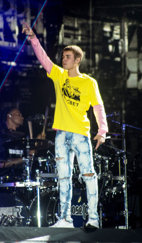 Justin Bieber, London O2 concert, October 2016