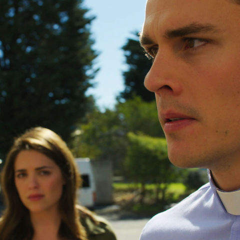 Jack Callahan is targeted with abusive graffiti in Neighbours