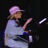 Lady Gaga performs in Japanese TV.