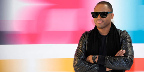 NEW YORK, NY - MAY 07: Performing artist Taio Cruz visits fuses' 'Top 100 Hottest Hooks' at fuse Studios on May 7, 2012 in New York City.