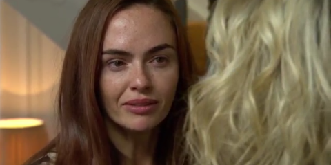 Mercedes McQueen and Joanne Cardsley in Hollyoaks
