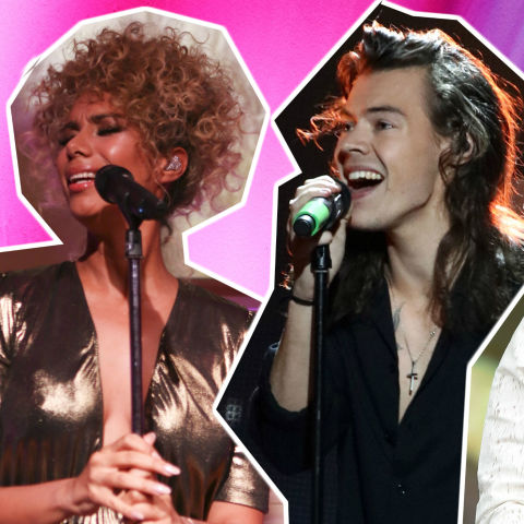 Alexandra Burke, Leona Lewis, Harry Styles and Olly Murs