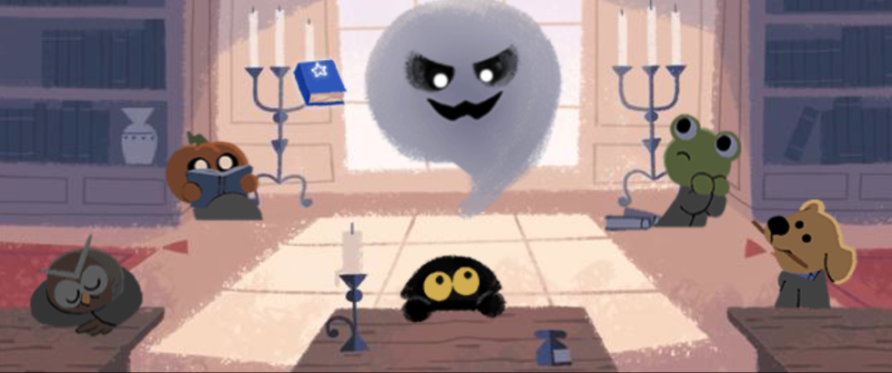 google doodle halloween game