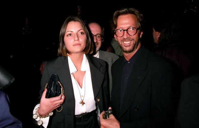 The 1992 Ivor Novello Awards Davina Mccall and Eric Clapton