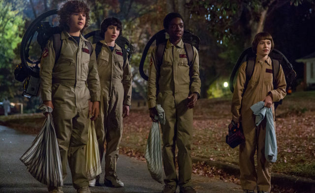 Stranger Things, series 2, Mike Wheeler, Lucas, Dustin Henderson, Will,