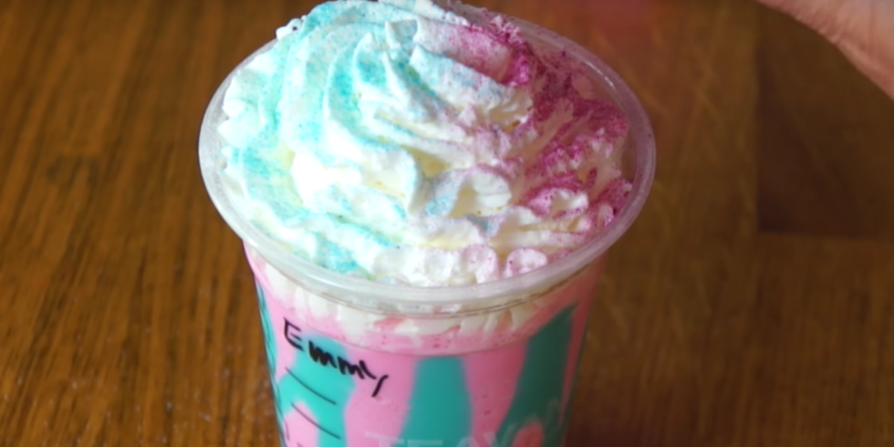 Starbucks Unicorn Frappuccino Heres A Recipe To Make Starbucks Unicorn Frappuccino Heres A Recipe To Make