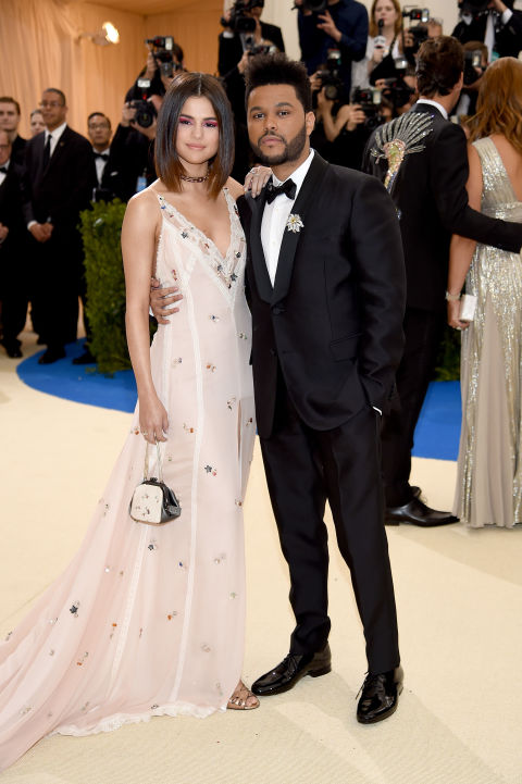 Selena Gomez and The Weeknd at the Met Gala 2017
