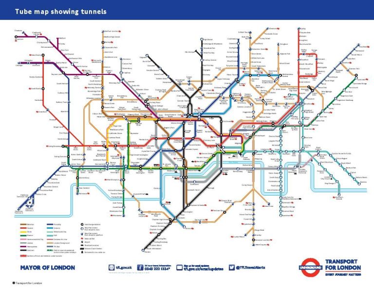 london underground tube map