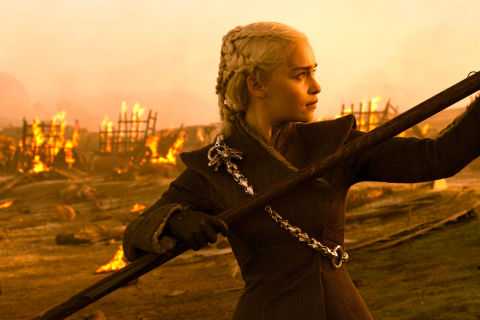 Emilia Clarke as Daenerys Targaryen, Game of Thrones, GOT, Season 7, episode 4