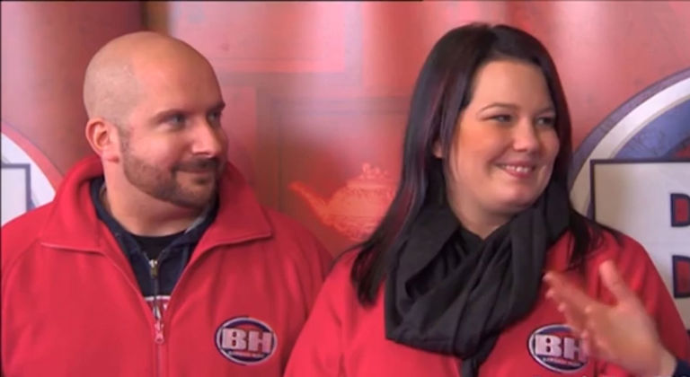Chris and wife, Bargain Hunt
