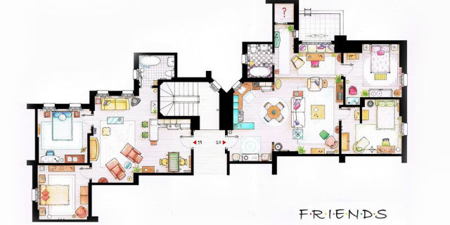 Tv Floorplans How The Apartments In Your Favourite Shows Are Tv Floorplans How The Apartments In Your Favourite Shows Are Actually Laid Out
