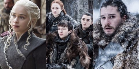 'Game of Thrones' Daenerys, Sansa, Bran, Arya and Jon