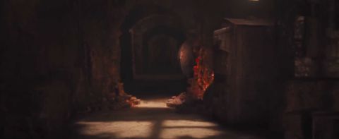 the opening to hell in mother!