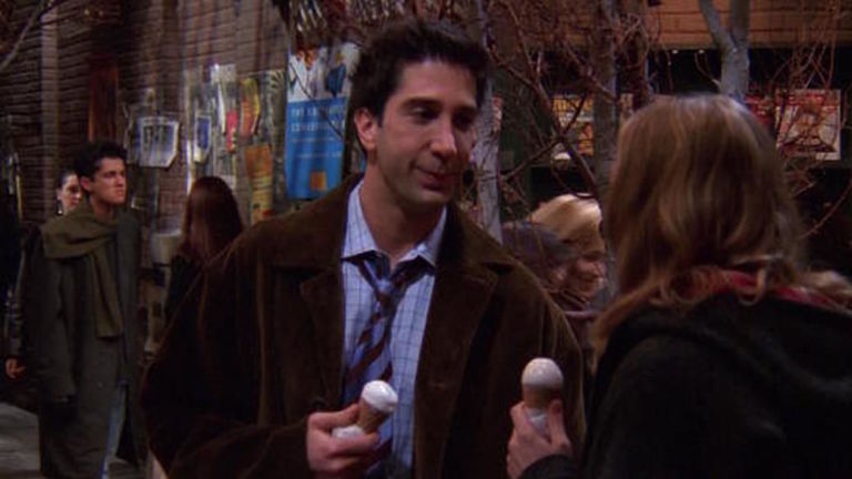 Huge Friends Goofs And Our Attempts To Explain Them Ross Eats Ice Cream In Friends