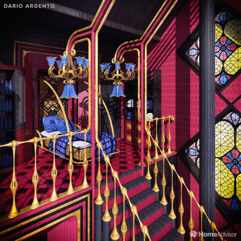 Dario Argento inspired bedroom